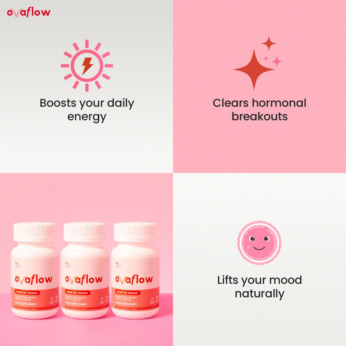 Ovaflow: Chewable Tablet for Women with Hormonal Imbalance, PCOS or TTC
